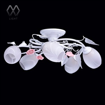 Люстра потолочная MW-Light 422010405 Роса 5x60W E27